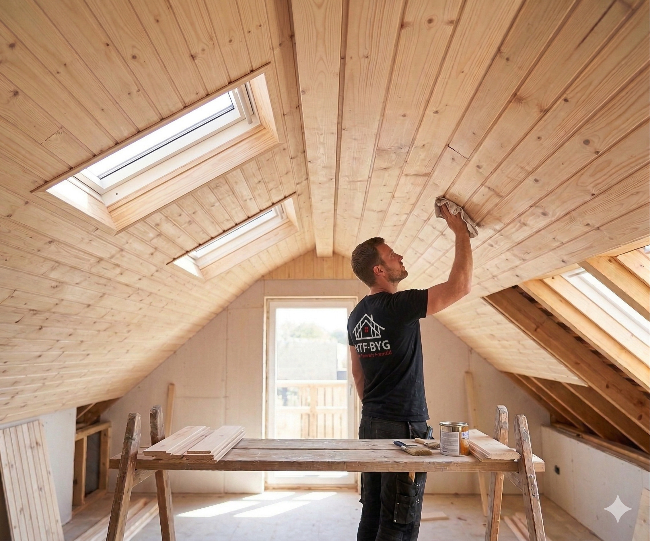 Loftrenovering hos NTF-Byg